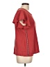 Left Coast by Dolan 100% Cotton Red Short Sleeve Top Size L - photo 4