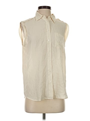 Equipment Sleeveless Button-Down Shirt (view 1)