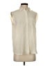 Equipment Ivory Sleeveless Button-Down Shirt Size S - photo 1