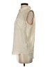 Equipment Ivory Sleeveless Button-Down Shirt Size S - photo 5