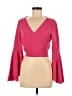 Unbranded Pink Long Sleeve Blouse Size M - photo 1