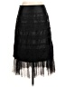 Express 100% Silk Black Silk Skirt Size 7 - photo 2
