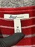 Bass 100% Acrylic Stripes Red Pullover Sweater Size M - photo 7