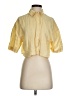 H&M Yellow 3/4 Sleeve Button-Down Shirt Size XS - photo 1