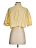 H&M Yellow 3/4 Sleeve Button-Down Shirt Size XS - photo 2