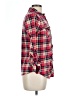 Bella D 100% Polyester Plaid Red Long Sleeve Blouse Size L - photo 4