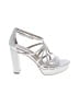 Naturalizer Silver Sandals Size 8 1/2 (wide) - photo 1
