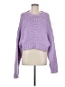 Missguided 100% Acrylic Solid Purple Pullover Sweater Size 6 - 8 - photo 1