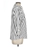 Cure Stripes Ivory 3/4 Sleeve Blouse Size L - photo 4