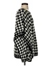 Tyler Boe Houndstooth Black Poncho Size S - photo 4