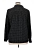 LC Lauren Conrad 100% Polyester Polka Dots Black Long Sleeve Blouse Size XL - photo 2