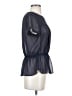 Gap Outlet Blue Short Sleeve Blouse Size S - photo 4
