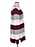 Maison Jules Stripes Burgundy Pullover Sweater Size XL - photo 4