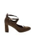 X-Appeal Brown Heels Size 7 1/2 - photo 1