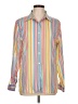 Mark, Fore & Strike Stripes Yellow Long Sleeve Button-Down Shirt Size 12 - photo 1