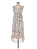 Unbranded Print Gray Casual Dress Size M (estimated) - photo 1