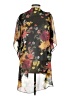 Emory Park 100% Polyester Black Kimono Size S - photo 2