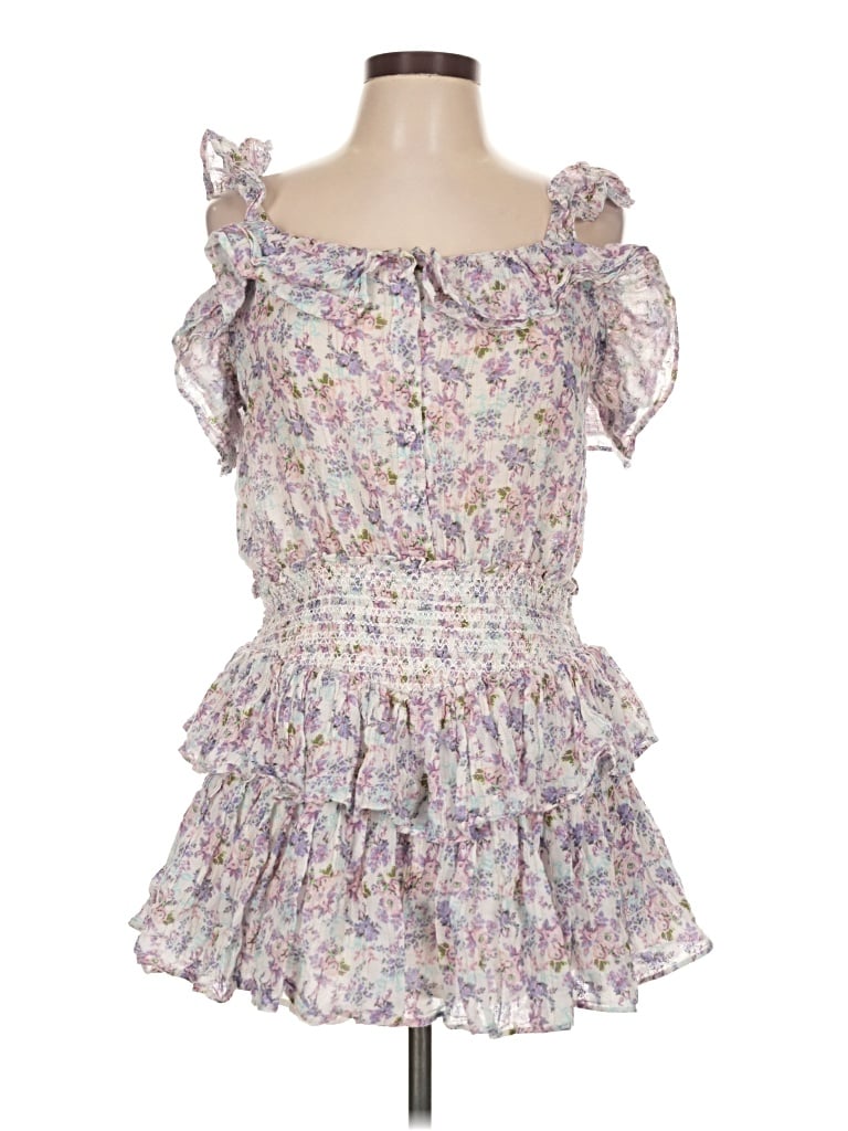 Pre-owned Loveshackfancy Casual Dress In Purple