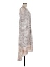 Unbranded Print Gray Casual Dress Size M (estimated) - photo 4