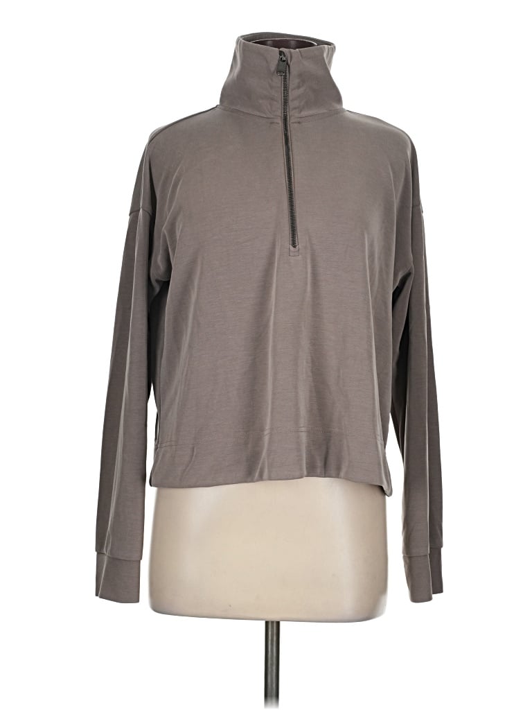 Pre-owned Athleta Turtleneck Sweater In Gray
