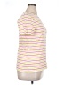 Talbots 100% Cotton Stripes Yellow Short Sleeve Turtleneck Size XL - photo 4