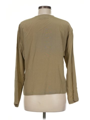 Linda Allard Ellen Tracy Long Sleeve Silk Top (view 2)