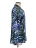 Chico's Print Blue Long Sleeve Blouse Size Med (1) - photo 4