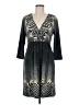 Chico's Chevron-herringbone Gray Cocktail Dress Size Med (1) - photo 1