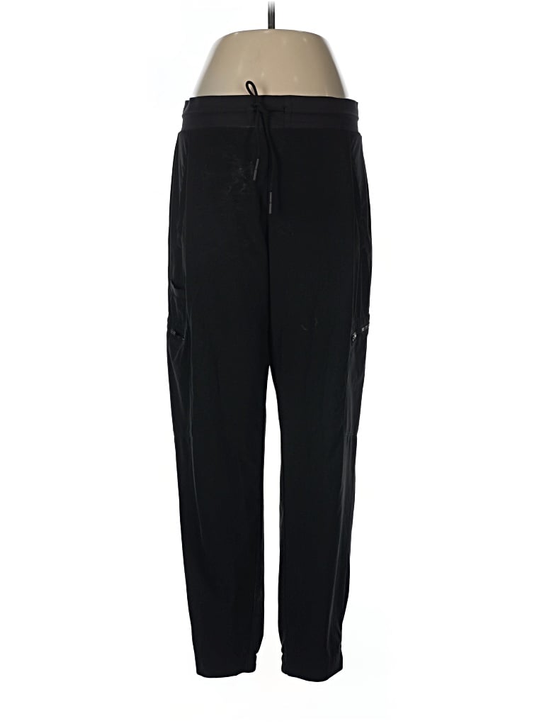 Pre-owned Athleta Track Pants In Black