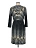 Chico's Chevron-herringbone Gray Cocktail Dress Size Med (1) - photo 2