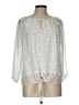 Beacon 100% Polyester Stars Ivory 3/4 Sleeve Blouse Size L (petite) - photo 1