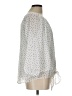 Beacon 100% Polyester Stars Ivory 3/4 Sleeve Blouse Size L (petite) - photo 4