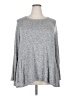 Caslon Gray Long Sleeve Top Size XXL - photo 1