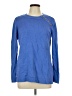 Ann Taylor LOFT Outlet Blue Long Sleeve Top Size L - photo 1