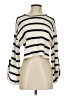 Zara Stripes Ivory Turtleneck Sweater Size S - photo 1