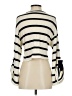 Zara Stripes Ivory Turtleneck Sweater Size S - photo 2