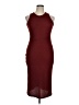 Kaileigh Chevron-herringbone Burgundy Cocktail Dress Size XL - photo 1