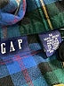 Gap Plaid Blue Long Sleeve Button-Down Shirt Size M - photo 7