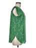 Ann Taylor LOFT 100% Polyester Green Sleeveless Blouse Size M - photo 4