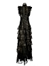 Alice + Olivia 100% Polyester Black Cocktail Dress Size S (estimated) - photo 1