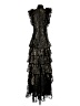 Alice + Olivia 100% Polyester Black Cocktail Dress Size S (estimated) - photo 2