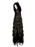 Alice + Olivia 100% Polyester Black Cocktail Dress Size S (estimated) - photo 4