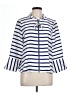 Joseph Ribkoff Stripes White Jacket Size 10 - photo 1