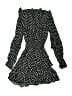 Aqua 100% Viscose Polka Dots Black Dress Size XS (youth) - photo 1
