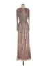 Mac Duggal 100% Polyester Brown Cocktail Dress Size 4 - photo 1