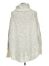 AGB Metallic Silver Turtleneck Sweater Size M - photo 2