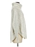 AGB Metallic Silver Turtleneck Sweater Size M - photo 4