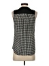 MICHAEL Michael Kors Houndstooth Black Sleeveless Blouse Size XS - photo 2