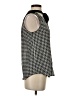 MICHAEL Michael Kors Houndstooth Black Sleeveless Blouse Size XS - photo 4