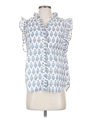 Dylan Sleeveless Button-Down Shirt (view 1)